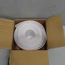 Vinyl Baseboard Molding Trim 3 Inch x 20 Feet Peel and Stick Baseboard Trim Flexible PVC Cove Base Moulding Self-Adhesive Trim for Garage Bathroom Cabinet Floor Walls, White