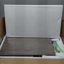 Edbuosy 27 inch Wide Night Stand with Charging Station, Bedside Table with Open Shelf, 2 Drawers Small Wood Dresser, Modern Wood Nightstand for Bedroom/Living Room (Rustic Gray)