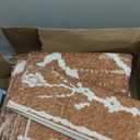 9x12 Area Rugs Living Room Rug: Washable Rug Neutral Lagre Soft Thin Carpet Indoor Floor Non Slip Boho Geometric Moroccan Carpets for Bedroom Dining Room Farmhouse Nursery Office - Dark Brown