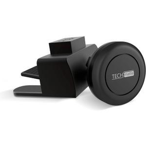 TechMatte MagGrip Universal Magnetic CD Slot Mini Car Mount, Case Friendly CD Slot Phone Holder Compatible with All Smartphone (1 Pack)