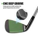 MAZEL WM-X1/2 Individual Men Golf Club Irons 1,2,3,4,5,6,7,8,9,Pitching Wedge,Approach Wedge,Sand Wedge with Graphite/Steel Shafts for left Handed