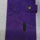 365 Page Thick Lined Journal Notebook for Men Women, A5 Leather Journals for Writing, Hardcover Notebooks for Work, School, Note Taking,Travel, Business,Personal Diary, College Ruled 5.9" x 8.4" (Purple)