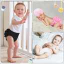 Olreco Baby Bloomers Diaper Covers for Girls Ruffle Bloomers for Toddler Girls Diaper Cover Baby Girl Shorts Infant Underwear, 6-12 Months