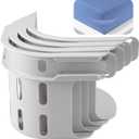 Sheet Holders, Secure Your Sheets Firmly in Place, Heavy-Duty Mattress Straps for No More Loose Sheets Easy Installation, Fits All Mattress Sizes 4 Pcs (White)