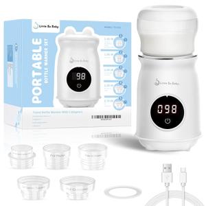 Little Bo Baby Portable Bottle Warmer Set Travel Bottle Warmer for Breastmilk and Formula Warmer