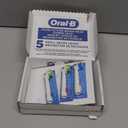 Oral-B FlossAction Electric Toothbrush Replacement Brush Heads, White, 4 Count + 1 Sensitive White