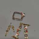 Compatible with Apple Watch Bands 45 mm 44mm 41 mm 40mm, Halloween Christmas Bling Jewelry iWatch Series 9/8/7/6/SE/5/4 Bracelet Strap with Cute Metal Chain Charms for Women