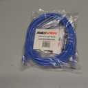 2 x CAT 6 10 ft Ethernet Cable, Indoor High-Speed 10Gbps Snagless Long CAT6 10FT Ethernet Cable for Internet, Router, Modem, Gaming, PlayStation, Xbox, POE Camera (Blue, 10FT)