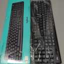 Logitech MK270 Wireless Keyboard and Mouse Combo for Windows, 2.4 GHz Wireless, Compact Mouse, 8 Multimedia and Shortcut Keys, 2-Year Battery Life, for PC, Laptop - Black