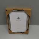 Lawrence Frames 510757 Metal Picture Frame Silver-Plate with Delicate Beading, 5 by 7-Inch, 5x7
