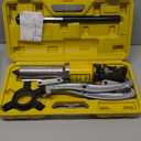 Hydraulic Gear Puller 10 Ton 2 or 3 Jaws Hub Puller 9.84" Spread Hydraulic Puller Set Wheel Bearing Pulling Separator Hydraulic Puller Tool Kit with Case for CV Shaft Axle Rotors