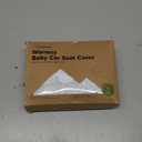 KeaBabies Winter Car Seat Cover Baby, Newborn - Universal Fit Infant Carseat Covers Baby Girl, Boy, Breathable, Lightweight Blanket, Easy to Use Stroller Canopy, Rain, Wind, Sun Shade (Iris)