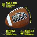 Passback Junior Composite Football, Ages 9-13, Youth Training Football, (Ships Deflated)