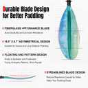 Kayak Paddle Premium Carbon Fiber Paddle with Reinforced PP + Fiberglass Blade, Floating Adjustable Kayaking Oars, 3 Piece, 220-240 cm/86-94 Inches, 240-260 cm/94-102 Inches
