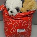 MaoGoLan 13 inch Stuffed Animals Bulk Plush Set Toys Bundle Party Favors for Kids Teens Girls - Soft Teddy Bear, Floppy Bunnies, Monkey, Panda - Baby Shower Decor Christmas Easter Gift, 5Pcs