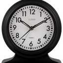 LaCrosse 617-3014 Mantel Alarm Clock, Black