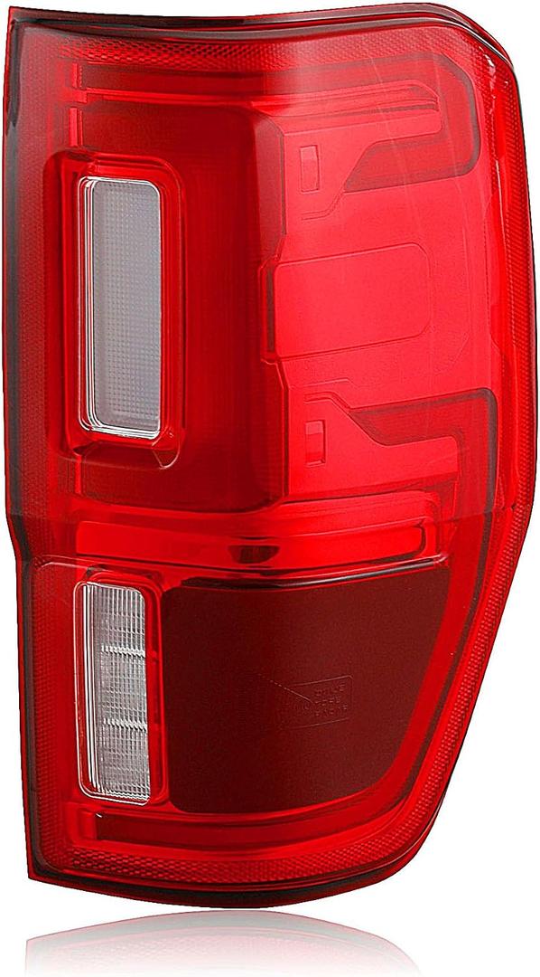 LED Tail Lights Assembly Compatible With 2019-2023 Ford Ranger w/Blind Spot (Module NOT Included) TailLight Rear Brake Lamp Signal Includes Light Bulb Right Passenger Side KB3Z13404G