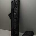 Sportnwer 2-in-1 Ultra-Light Portable Camping Cot for Adults - Military Heavy Duty Folding Backpacking Cot with Leg Extenders, 300 LBS One Person Sleeping Cot, Black (75"x26"x15.8")