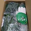 62" Tall Cucumber Trellis for Raised Bed, Garden Trellis for Climbing Plants Outdoor, U-Shape Metal Arch Vegetables Trellis Plant Support for Zucchini Squash Vines (50.8*17*62inch (L*W*H))