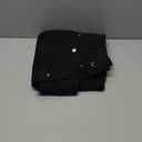 Flamingals Straight Wide Leg Jeans for Women Mid Waisted Casual Raw Hem Denim Capris Pants with Pockets (3X-Large, Black)