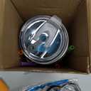 Toddler Cups with Straws, 18/8 Stainless Steel Children Smoothie Drinking Sippy Cups, Stacking & Reusable Kids Cups with Straws and Lids, 5 Pack, 12oz (Red/Orange/Green/Blue/Purple)