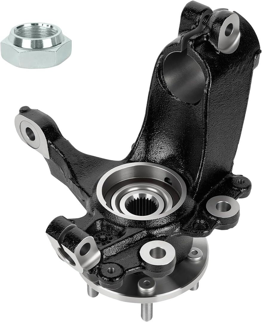TadaMark Front Left Steering Knuckle & Wheel Bearing Hub Assembly Fits for Ford Focus 2.0L 2012-2018, w/5-Lug, Driver Side
