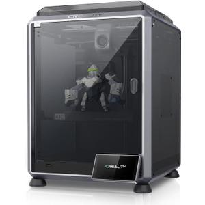 Creality K1C 3D Printer, 2024 New Version 3D Printers with 600mm/s Fast Printing Speed and Clog-Free Direct Extruder, Support 300 Printing and Carbon Fiber Filaments, Auto Leveling and AI Camera
