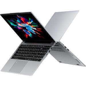 15.6 32GB RAM+1TB Laptop Computer, Win11 2C4T AMD Radeon 3050E 1.7-3.4GHz Notebook Computer, Fingerprint Reader, 6000mAh Battery PC, WiFi 2.4/5GHz, Bluetooth 4.2, Silver