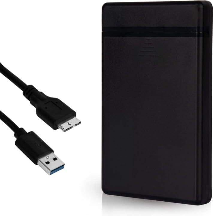 1TB Portable Gaming External Hard Drive, USB 3.0 HDD Storage & Backup Drive for Laptop, Desktop, Storage Expansion Drive Compatible with Game Consoles - Black