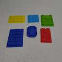 6 Pcs Robot & Bricks Silicone Molds for Chocolate  Non-Stick, Heat-Resistant & Easy to Clean  Chocolate Molds Silicone Design for Baking, Ice, Gummy, Candy & Cake Decorating  Fun DIY Kitchen Tool