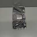 2 x BIAJIYA Card Holder for Back of Phone, Pouch Silicone Wallet Sleeve Pocket Stick-on ID Credit Card for All Smartphones (Black*5)