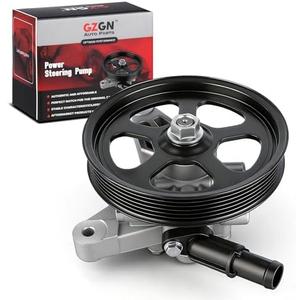 Power Steering Pump 21-5349 with Pulley Compatible with Honda Accord 2003-2007, Acura MDX 2003-2006 V6 3.0L 3.5L Power Assist Pump Replace# 56110-RCA-A01, 96-5349