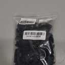 50pack 7/8 Inch Wire Shelving Shelf Lock Clips, Plastic Shelving Clips Replacement Black Sleeve Shelf Clips for Less Than 7/8 Inch Pole Post Wood Metal Pole (25 Pair)