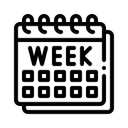 Weekly Magnetic Dry Erase Board