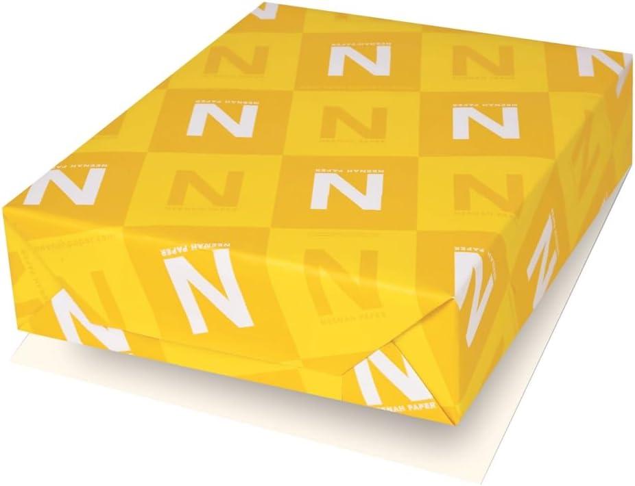 Neenah Paper 01345 Classic Crest Premium Paper, 24 lb, 8.5 x 11 Inches, White, 500 Sheets per Ream, Classic Natural White