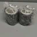 iDesign Vine 3 Divided Sections for Bathroom or VanitySet of 2Vanilla/Bronze Toothbrush Holder