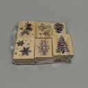 6 Pcs Rubber Stamp Set Wooden Rubber Stamp Stamps Vintage Wooden Art Stamps for Crafting and DIY Scrapbooking Card Making Hand Book(Classic)