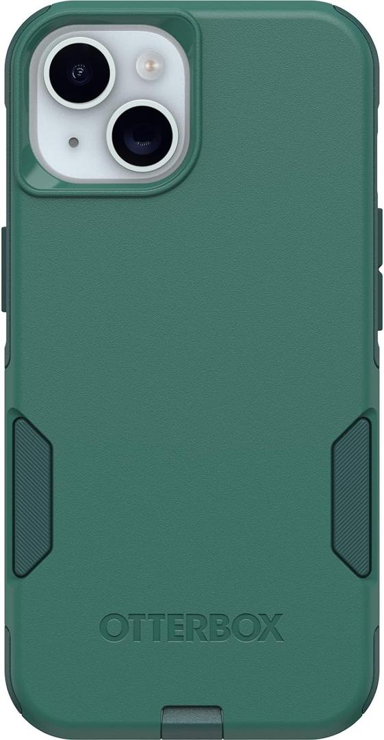 OtterBox iPhone 16e, 15, 14, & 13 Commuter Series Case - GET Your Greens, Slim & Tough, Pocket-Friendly, with Port Protection
