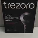 TREZORO Professional Blow Dryer for Women – Ionic Hair Dryer 2000W for Salon & Personal Use – Powerful, Fast & Quiet Drying for Curly Hair, Unwanted Frizz – Design for Travel – 8.2ft Cord – Black,Missing Parts