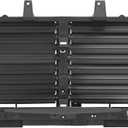 HECASA Active Radiator Shutter Assembly Compatible with 2019-2023 Chevrolet Silverado 1500 LTD Replacement for 84652494 GM1206103 Grille Shutter Plastic Black