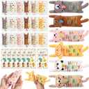 Civaner 25 Set Plush Stuffed Animals with Positive Card Christmas Gifts Bulk for Family Friend(24 Set, Birthday Mini Bear)