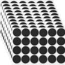 2 x 240 Pcs Foam Dots, Small Furniture Pads Self-Adhesive EVA Thin Felt Pads for Desks Drawers Vases Photo Frames Cabinets Doors Candlesticks - Black (0.78")