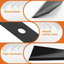 AM35557 Lawn Mower Blade, Compatible with 60 inch John Dee re Rotary Mower 261 400 420 430 60 Inch Deck, Replace M48452 050350, Replace M112847, 3 Pack