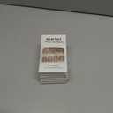 6 x Cat Eye Nails Short Squoval, Shimmery Dusty Rose Pink, Small Size Press on False Nails, 24 Reusable Fake Nails With Stick on Adhesive Tabs