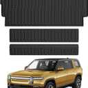 Mixsuper Cargo Liner with Backrest Mats for Rivian R1S 2022-2025