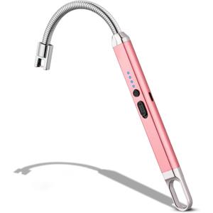 MEIRUBY Electric Candle Lighter, Valentine's Day Gifts for Women Mom Men Wife, USB Arc Rechargeable Windproof Long Lighter for Candle BBQ Birthday Housewarming Gift Idals