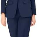 Womens Suit 2 Piece Slim Fit Outfits Suits Professional Blazer with Pants Dressy Casual Suiting Business Office Sets for Work, Size 0