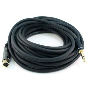 Monoprice 104773 35-Feet Premier Series XLR Female to 1/4-Inch TRS Male 16AWG Cable Black