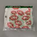 FAYALEQ Valentines Shirts for Women, Crewneck Sweatshirt with XOXO Lips Graphic, Valentines Day Pullover Gift White L