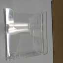 Wonderjune 12 Pack Brochure Holder Wall Mount 6 x 9 Inches Acrylic Literature Brochure Holder Clear Flyer Wall Display Stand for Pamphlet Magazine Booklets Mail Paper Document Post